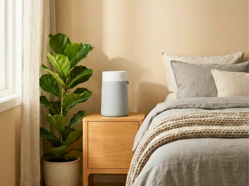 Blueair Blue Pure 311i Max bedroom air purifier — 19 dB sleep mode, CADR 365 CFM, whisper-quiet HEPA filtration