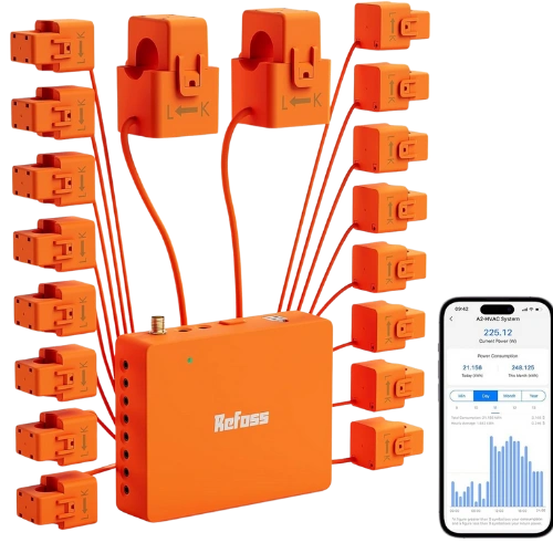 Emporia Vue 3 vs. Refoss EM16: Which Energy Monitor Is the “Diagnostic Scan” Your Home Needs? 8 Refoss EM16 home energy monitor