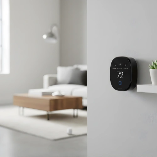 ecobee Smart Thermostat Premium — built-in air quality monitor and SmartSensor